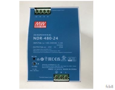 Bộ nguồn meanwell NDR-480-24 20A gắn thanh DIN